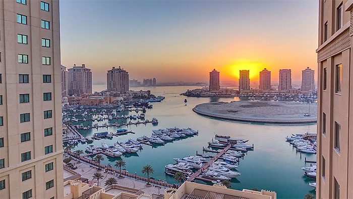 The country of Qatar