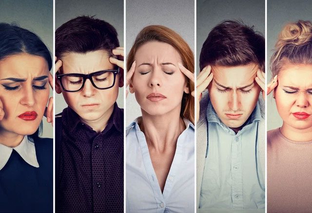 Up to 15% of the population, equivalent to 1.1 billion people, suffer from headaches daily.