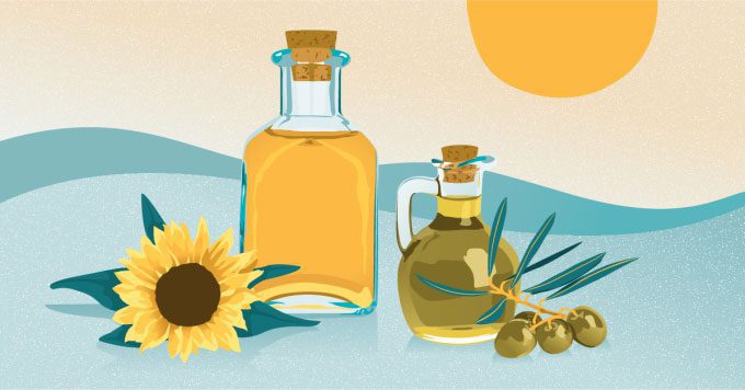 Olive oil has a higher nutritional content than vegetable oil.