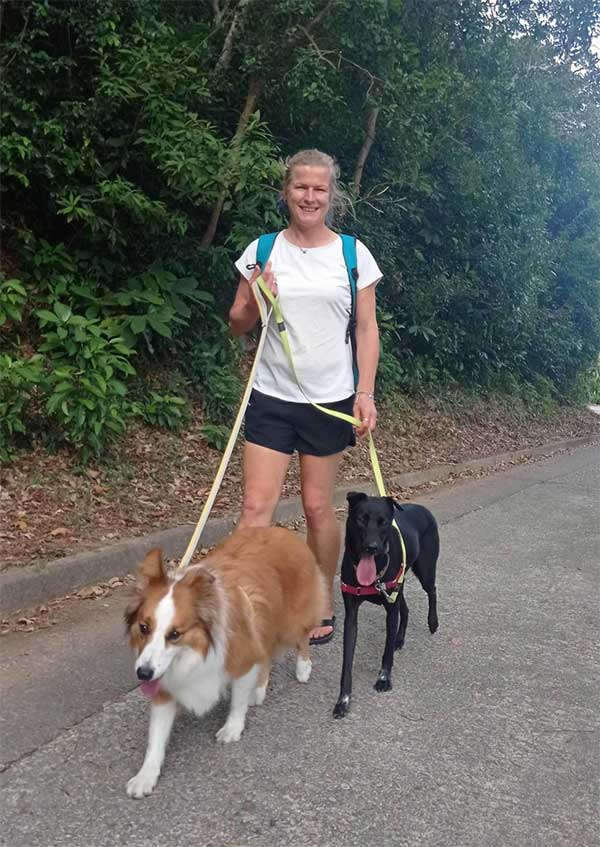 Pet psychology expert and dog trainer Deborah Debes.