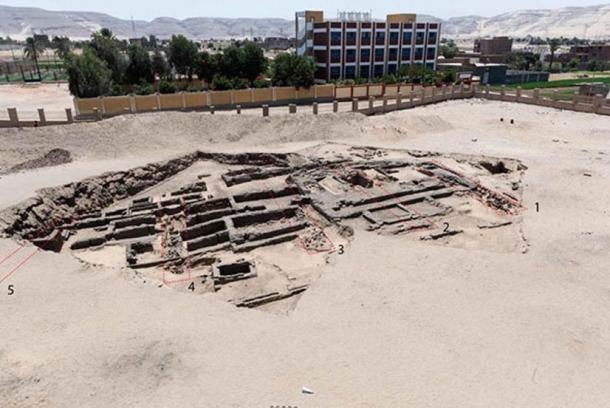 Remains of the brewery in Egypt