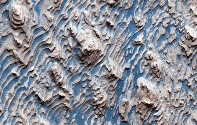 Interesting landscape in the NASA photo just released