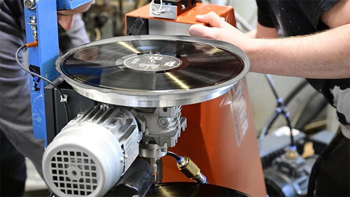 The world's first vinyl record made from biodegradable plastic.