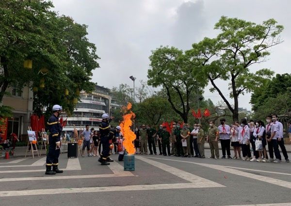 Fire prevention training in the community