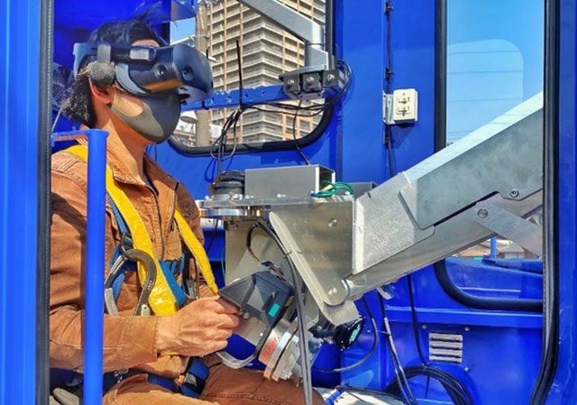 Humans can now sit in one place and control them using VR.