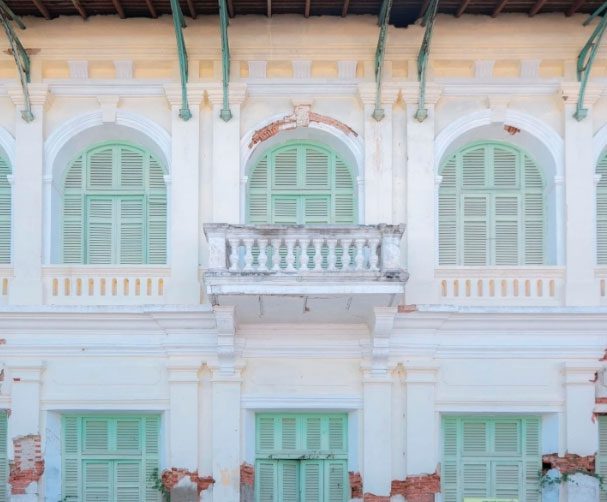 After more than 100 years, the mansion has deteriorated.