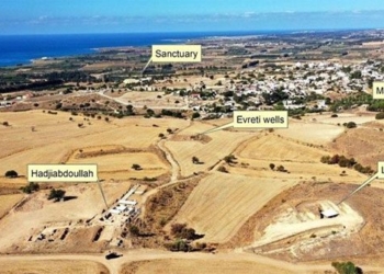 discovery of a cannon hidden under giant wooden chopsticks in cyprus 122759