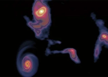 discovery of mysterious spiral star similar to the small black hole 121353