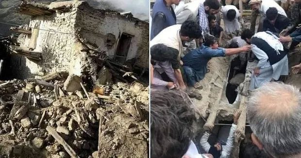 Images of the destruction after the earthquake