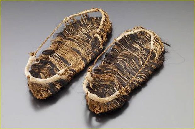 The Mituri sandals made by 'Mother of Won' from her own hair