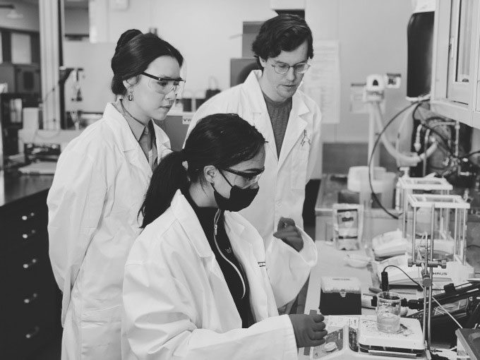 TômTex research team in the laboratory.