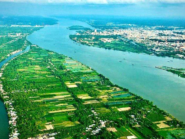 The Mekong Delta is the agricultural hub of the Mekong River's lower reaches.