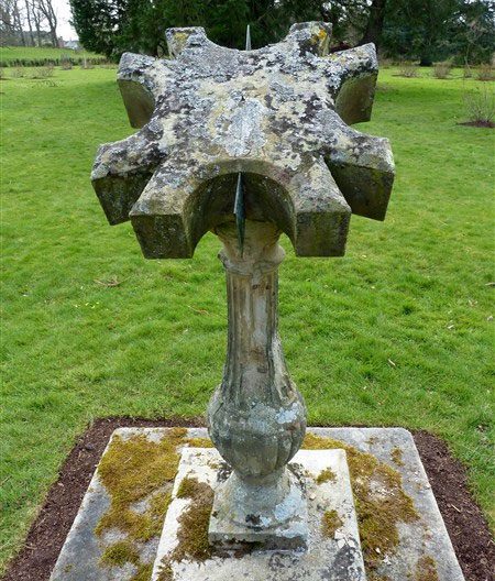 Sundial at Dumfries House, Scotland.