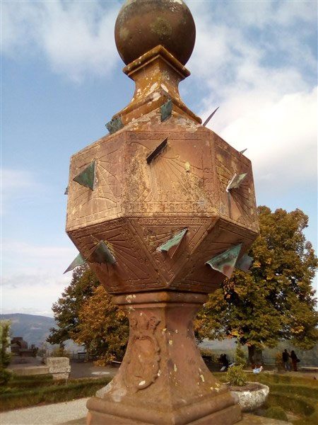 Sundial at Mont Sainte-Odile Abbey, France.