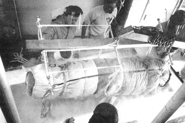 Cooling was carried out quickly after Bedford took his last breath