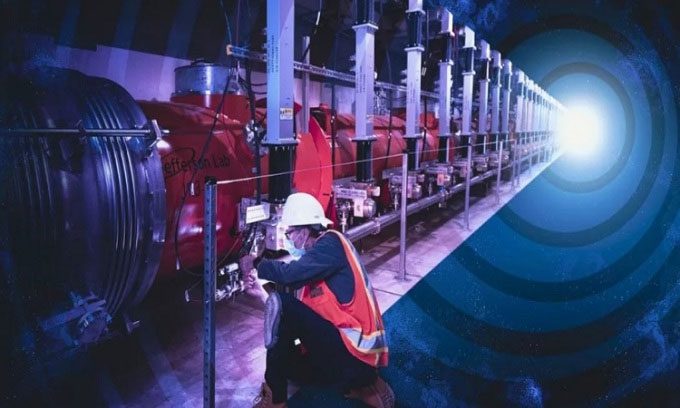 The tunnel housing the LCLS-II machine.