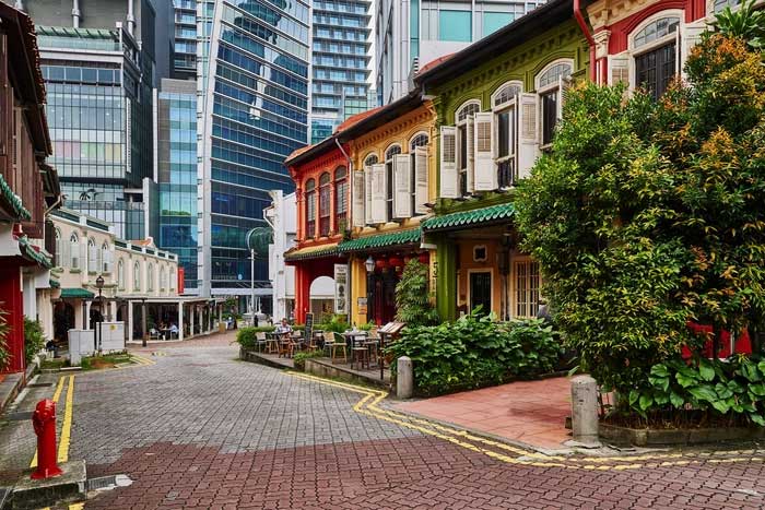 Immaculately Clean Streets in Singapore