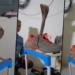 expert selling snake heads round inside the sports shoe 121753
