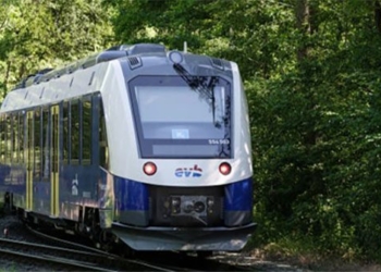 first hydrogen powered train in the world