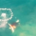 flying whale monster hunts white snake outside south 122061