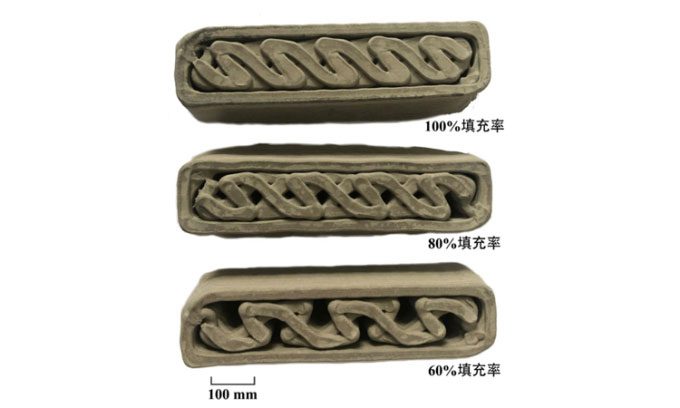 Geopolymer paving bricks made using 3D printing technology can be used to build roads on the Moon.