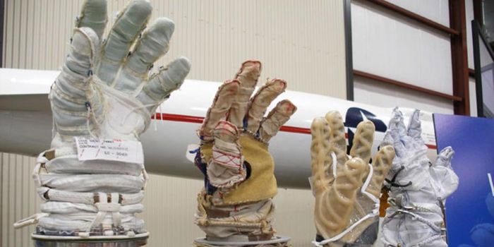 Space gloves endure more damaging impacts than those on Earth.