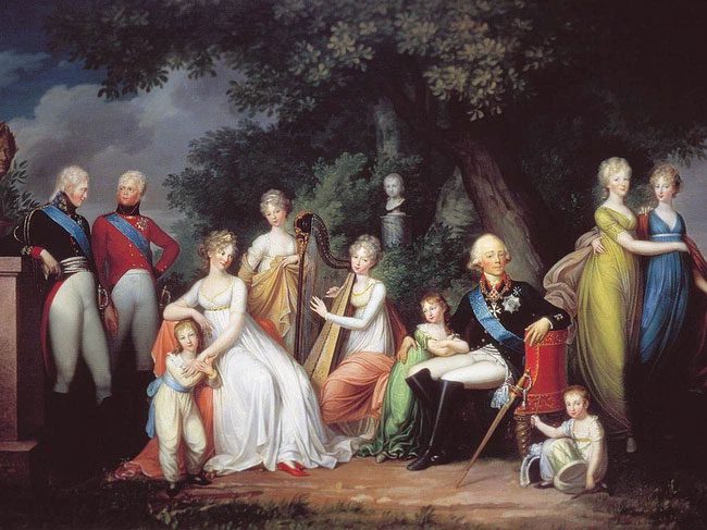 The family of Tsar Paul I.