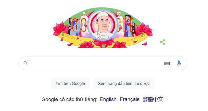 Google Doodle celebrates the 110th birthday of Professor Ton That Tung