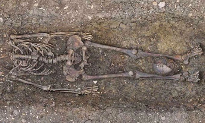 Around 40 decapitated skeletons found in a late Roman cemetery