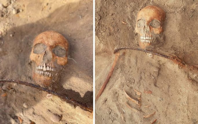 17th-18th century woman suspected of being a vampire