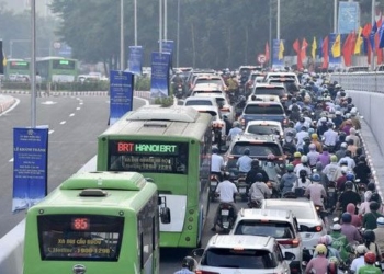 ham chui le van luong near 700 billion officially traffic this morning 123375