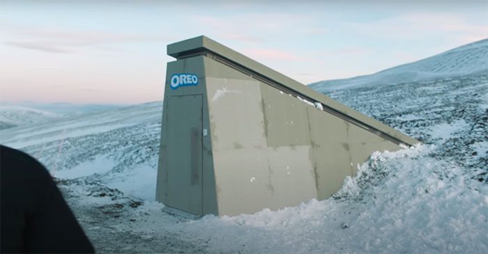 The vault is deep within the icy region.