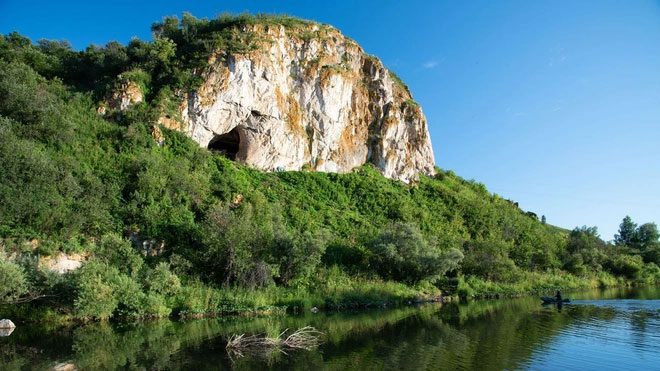 Chagyrskaya Cave in Siberia.