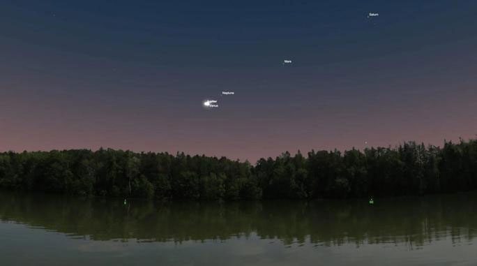 NASA graphic depicting the future scene from Huntsville, Alabama - USA