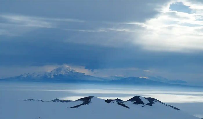 Researchers report microplastics in newly fallen snow in Antarctica.