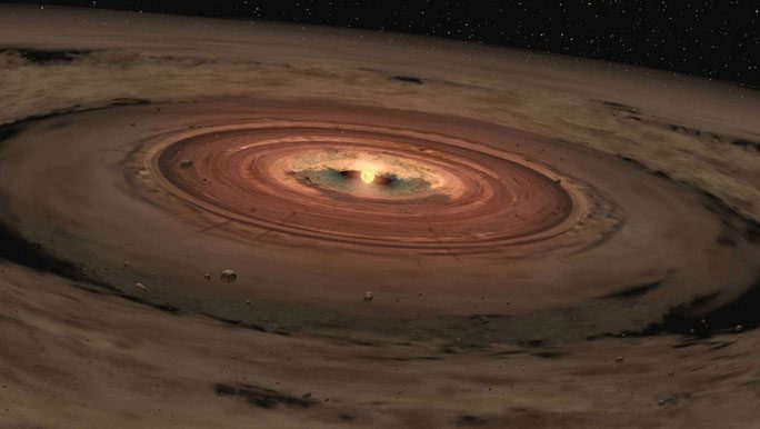 The early Solar System before planets formed