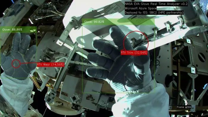 Description of images returned by NASA's analysis system.