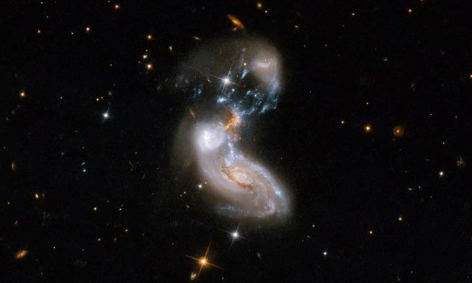ZW II 96 captured by the Hubble Telescope in 2008.