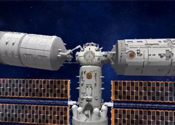 heavenly palace space station china successfully completes structural transfer 123965