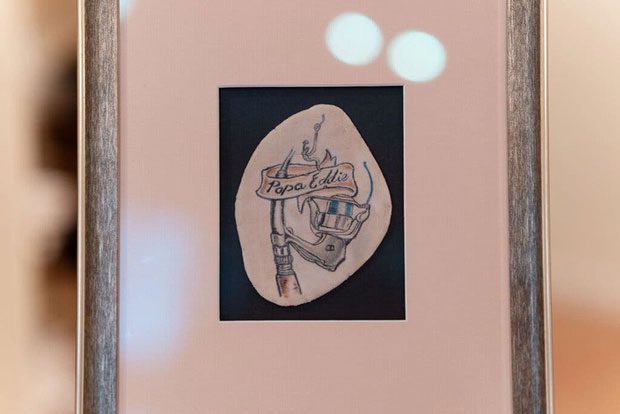 A memorable tattoo that Sherwood once preserved
