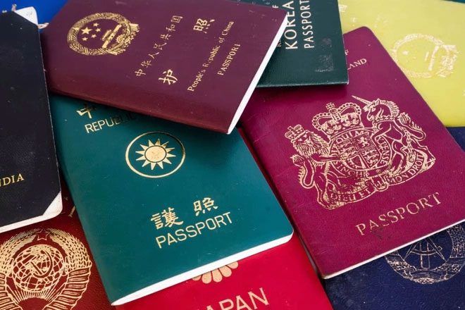 There are no real regulations regarding passport color.