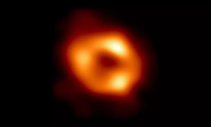 Image of Sagittarius A* black hole at the center of the Milky Way.