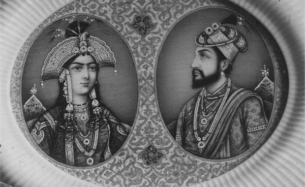 Emperor Shah Jahan and Empress Mumtaz Mahal.