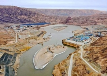 hydroelectric dam 180 m in 3d on tibet plateau 120356