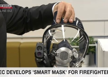 japan creates smart firefighter protective mask 118715
