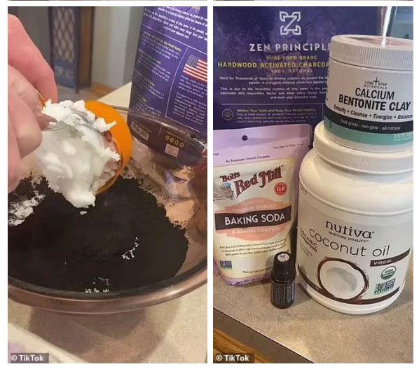 Homemade toothpaste is a hot trend on TikTok right now.