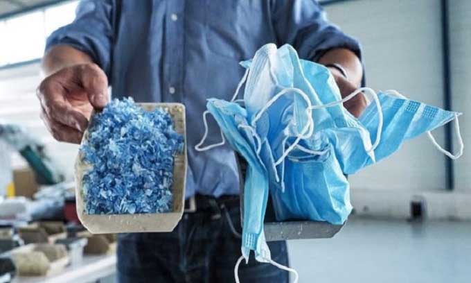 The new recycling method promises to reduce waste from disposable masks.