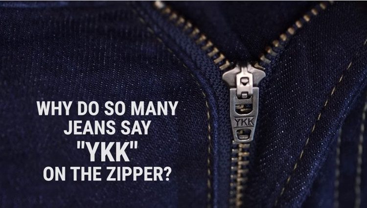 YKK = YOSHIDA KOGYO KABUSHIKAI SA, which means "Yoshida Corporation."