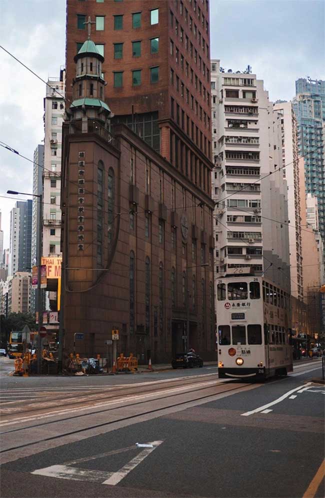 The "tallest bus" in the world.