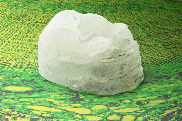A 3D printed object from the new material